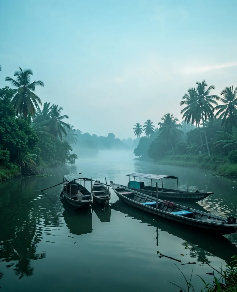 Banjarmasin riverside environment