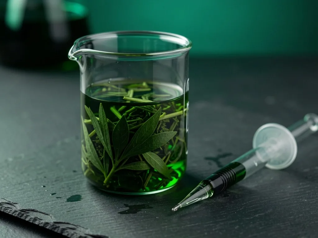 Botanical extraction in scientific glassware